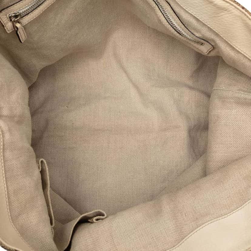 Gucci Medium GG Canvas Icon Bit Tote Brown Canvas Very good condition - Model View