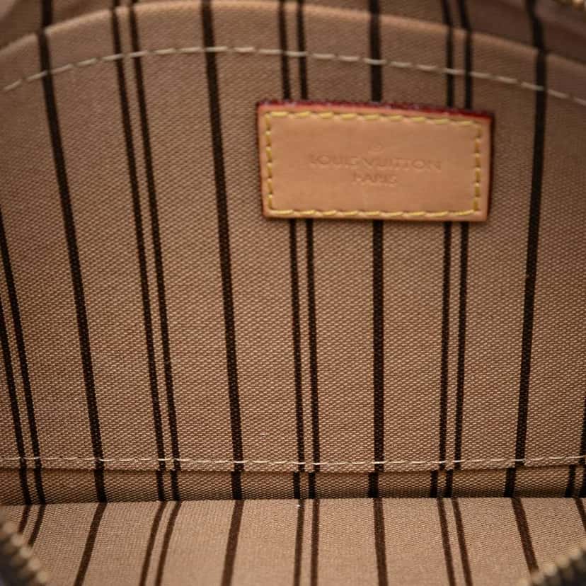 Louis Vuitton Monogram Neverfull Pouch Brown Very good condition - Model View