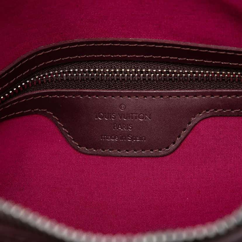 Louis Vuitton Monogram Mat Stockton Red Leather Very good condition - Box View