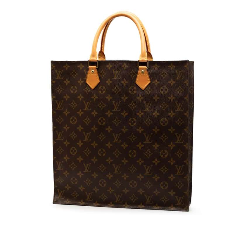 Louis Vuitton Monogram Sac Plat Brown Very good condition - Back View