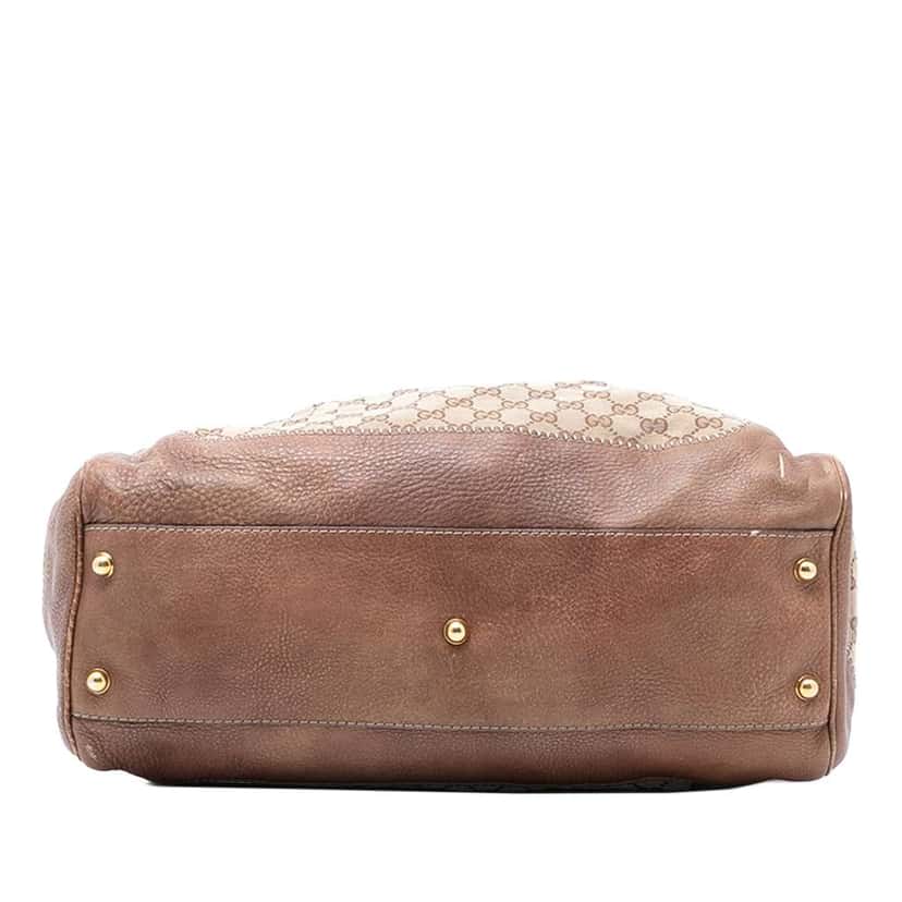 Gucci GG Canvas New Pelham Shoulder Bag Brown Canvas Good condition - Inside View