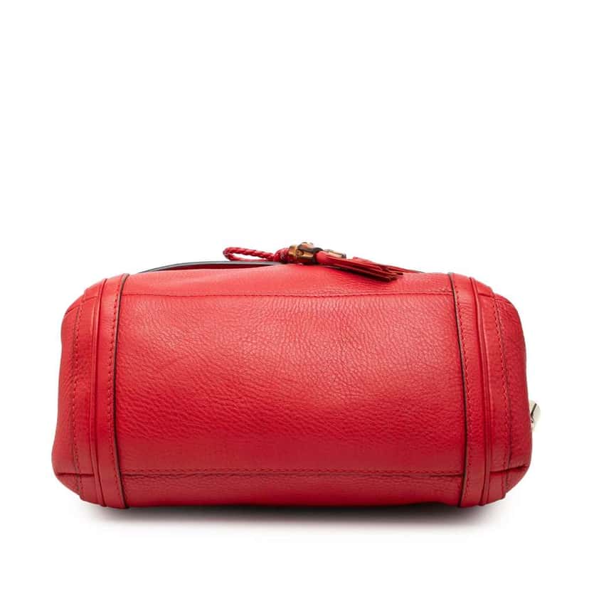 Gucci Leather Bella Satchel Red Leather Very good condition - Inside View