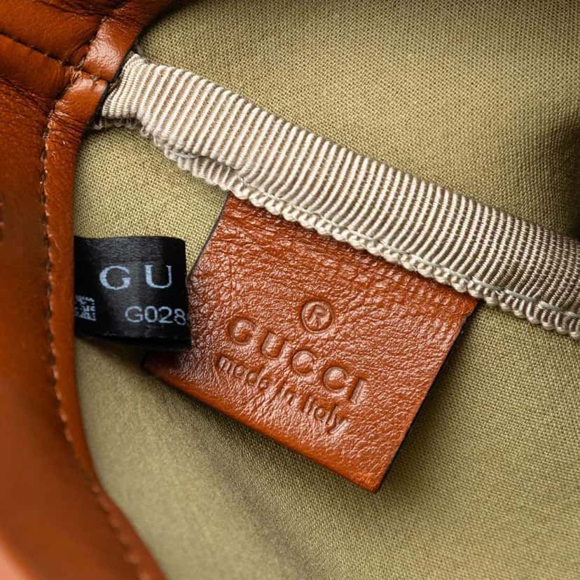 Gucci Canvas Web Satchel Brown Canvas Very good condition - Box View