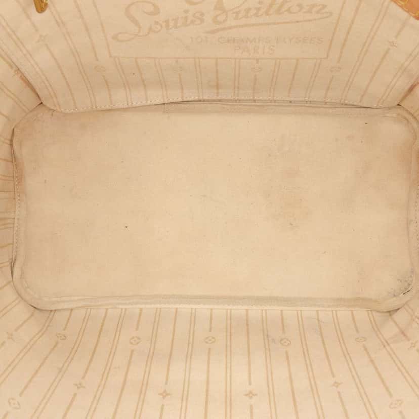 Louis Vuitton Damier Azur Neverfull MM White Good condition - Model View