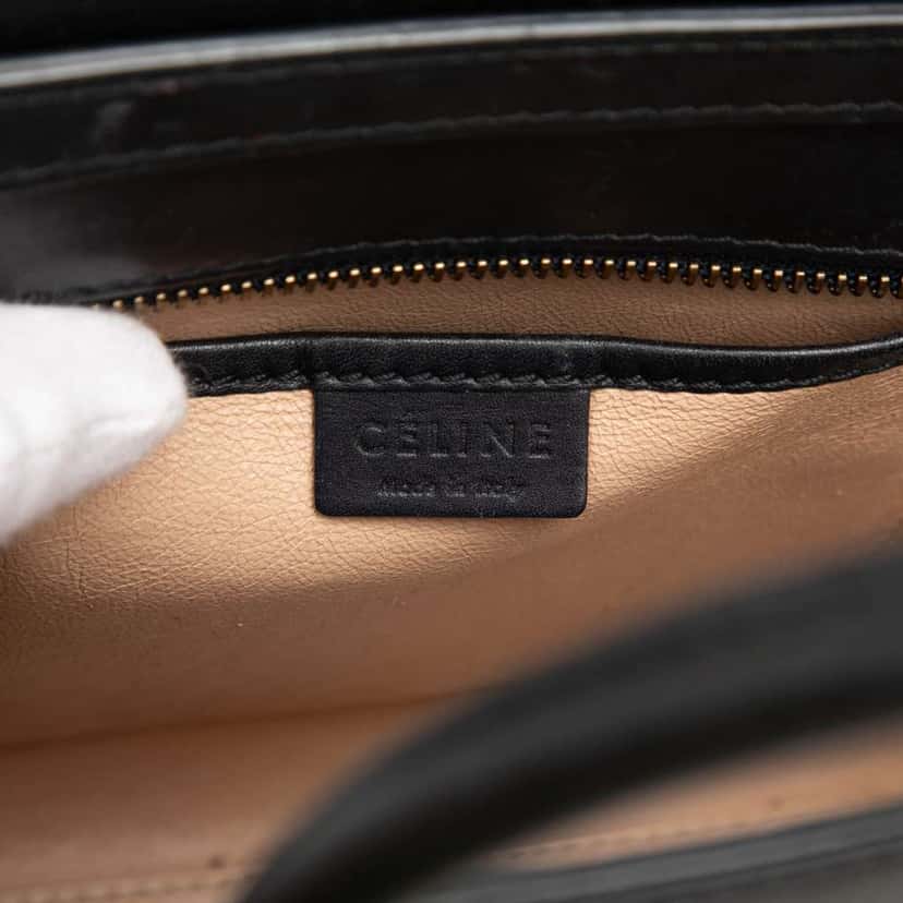 Celine Nano Tricolor Leather Luggage Tote Brown Leather Very good condition - Box View