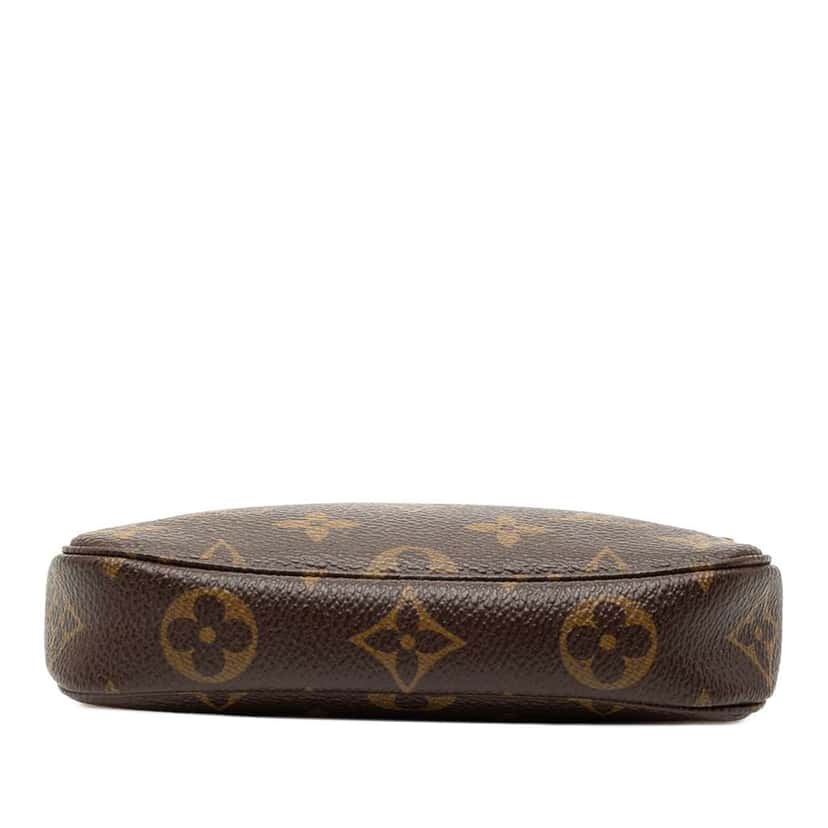 Louis Vuitton Monogram Mini Pochette Accessoires Brown Very good condition - Inside View
