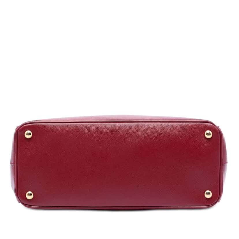 Prada Saffiano Lux Parabole Tote Red Leather Good condition - Inside View