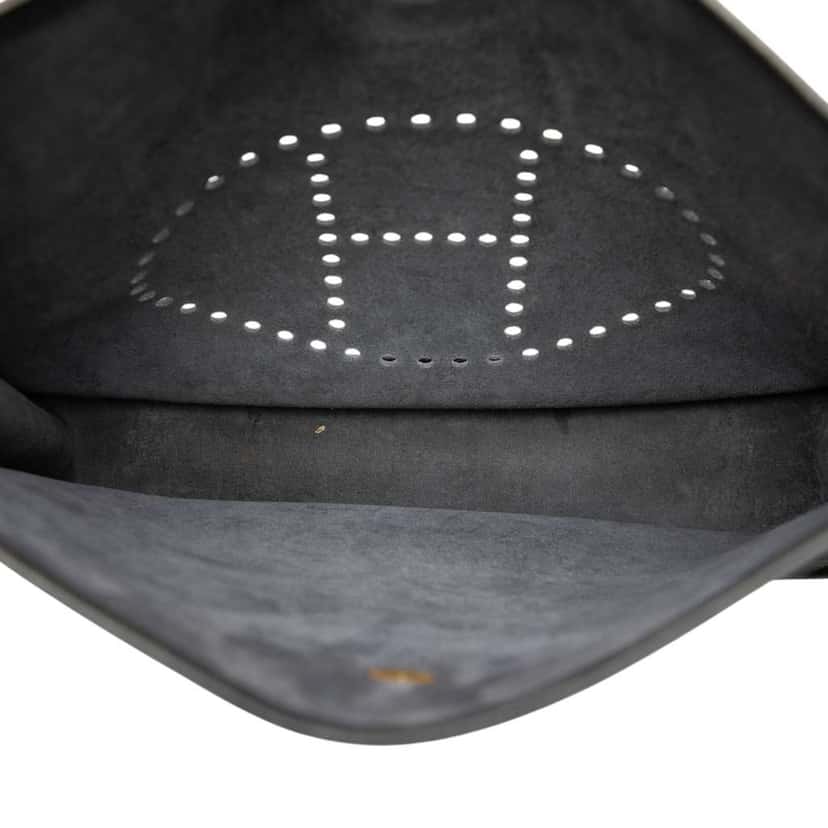 Hermès Clemence Evelyne III 33 Black Leather Good condition - Model View