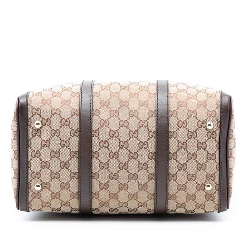 Gucci Medium GG Canvas Joy Boston Bag Brown Canvas Very good condition - Inside View