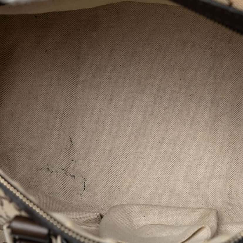 Gucci Medium GG Canvas Joy Boston Bag Brown Canvas Very good condition - Model View