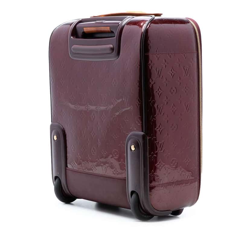 Louis Vuitton Monogram Vernis Pegase 45 Red Leather Very good condition - Back View