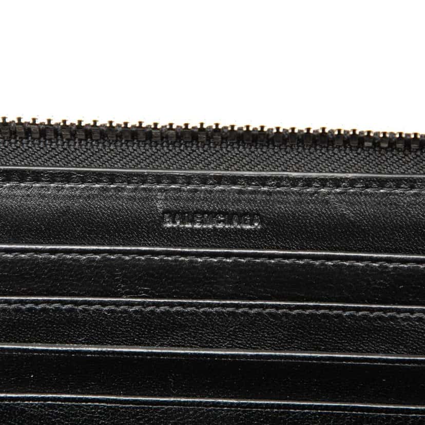 Balenciaga Leather Leash Clutch Black Leather Very good condition - Box View