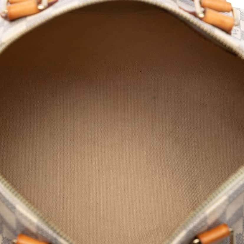 Louis Vuitton Damier Azur Speedy 30 White Very good condition - Model View