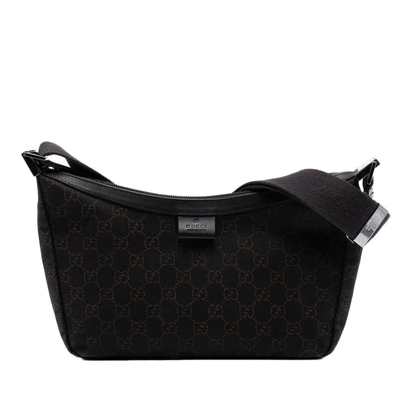 Gucci GG Denim Crossbody Brown Denim Good condition - Front View