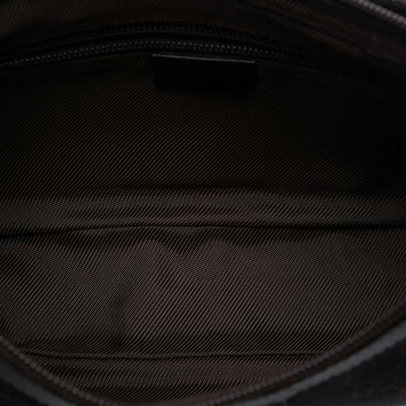 Gucci GG Denim Crossbody Brown Denim Good condition - Model View