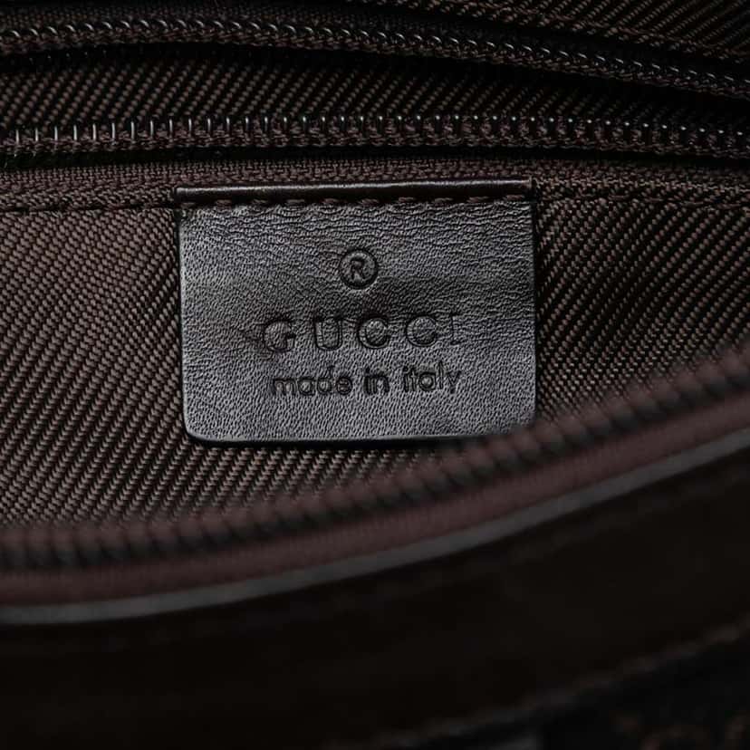 Gucci GG Denim Crossbody Brown Denim Good condition - Box View