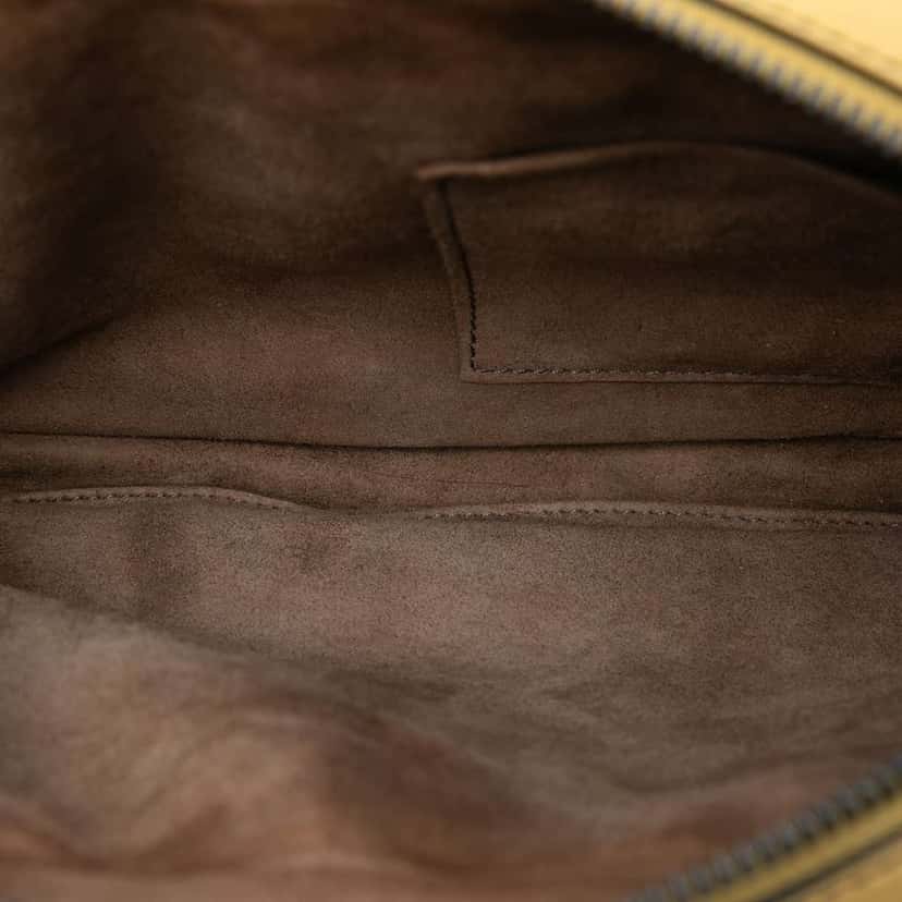 Bottega Veneta Nappa Intrecciato Belt Flap Camera Bag Yellow Leather Very good condition - Model View