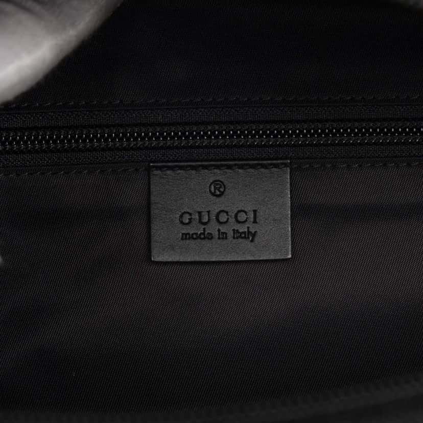 Gucci Canvas Techno Web Belt Bag Black Canvas Very good condition - Box View