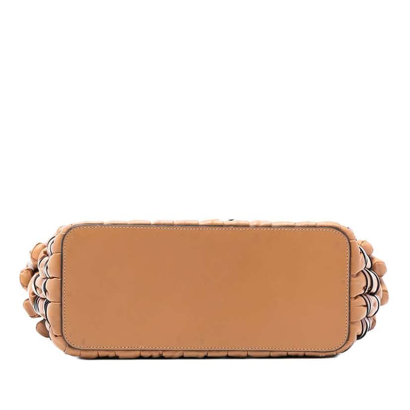 Loewe Small Nappa Tubular Basket Tote Brown Leather Very good condition - Inside View