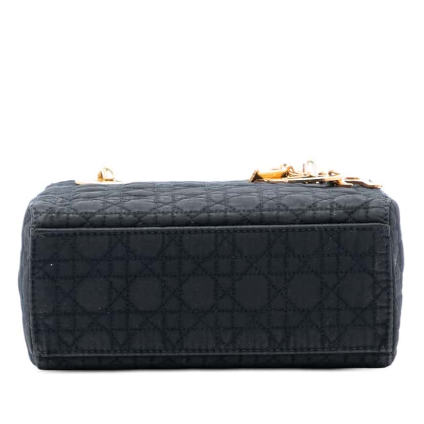 Dior Mini Nylon Cannage Lady Dior Black Very good condition - Inside View