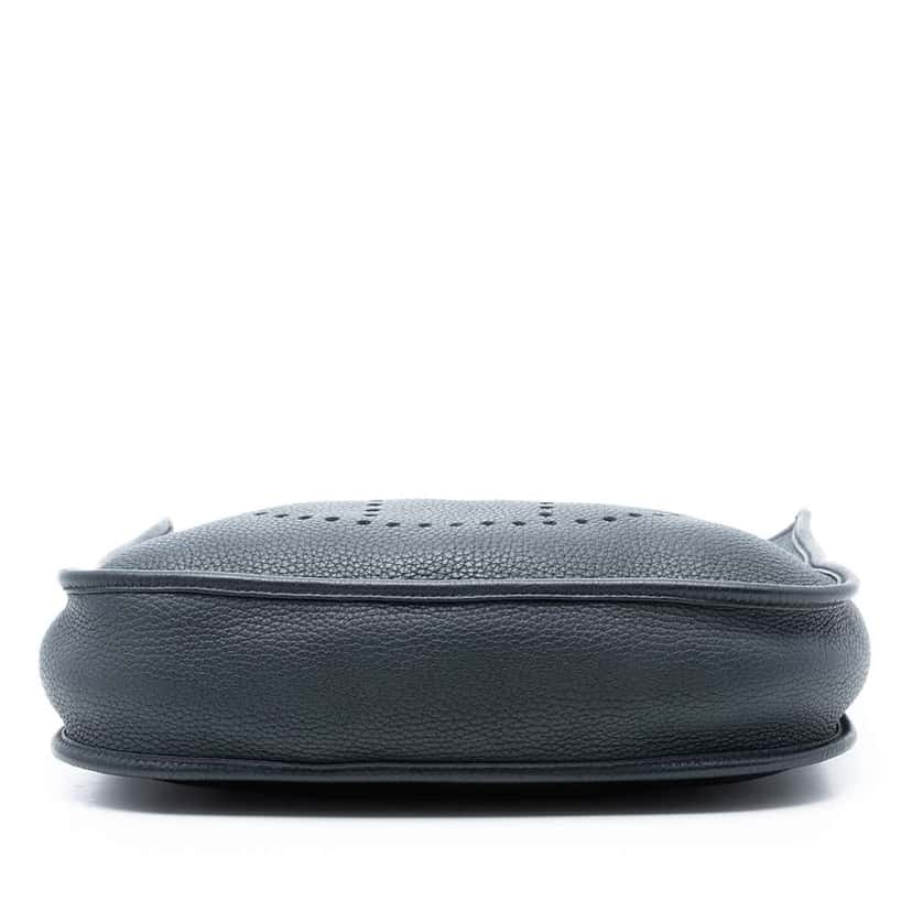 Hermès Clemence Evelyne III 29 Blue Leather Very good condition - Inside View