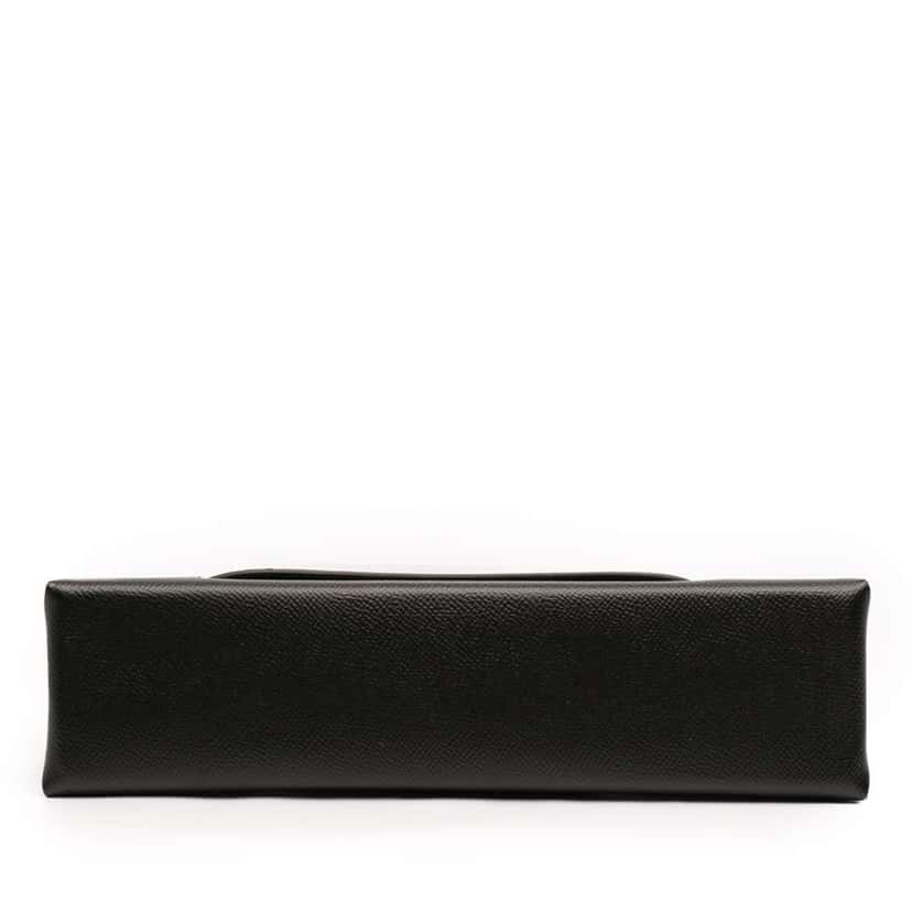 Maison Margiela Small Grained Leather Snatched Crossbody Black Leather Good condition - Inside View