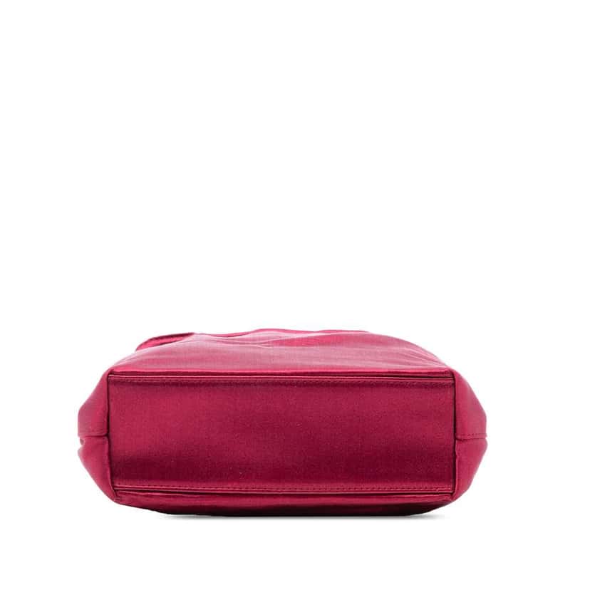 Dior Mini Satin Malice Pearl Handbag Red Satin Very good condition - Inside View