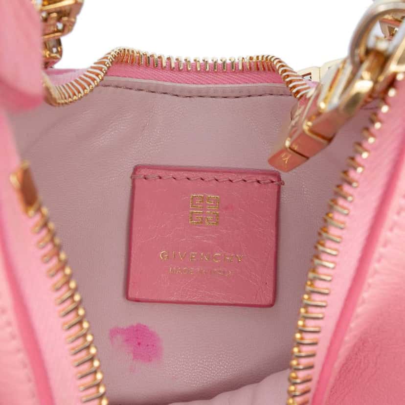 Givenchy Mini Leather Moon Cut Out Bag Pink Leather Very good condition - Box View