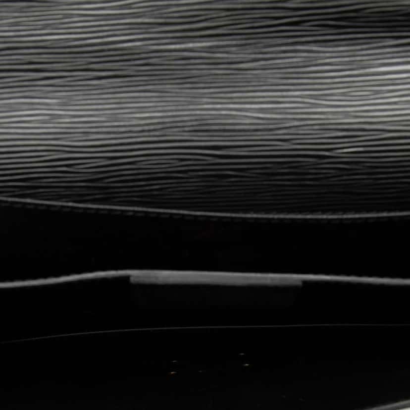 Louis Vuitton Epi Serviette Conseiller Black Leather Good condition - Model View