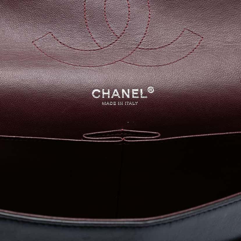 Chanel Jumbo Classic Lambskin Double Flap Black Leather Very good condition - Box View