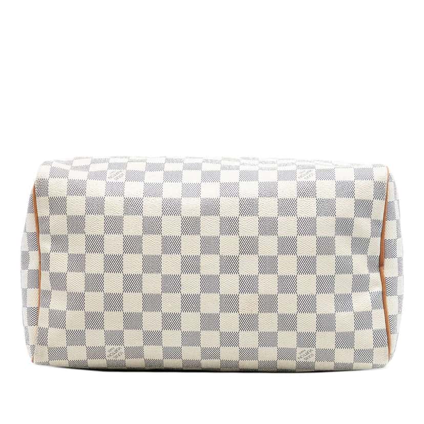 Louis Vuitton Damier Azur Speedy 30 White Very good condition - Inside View