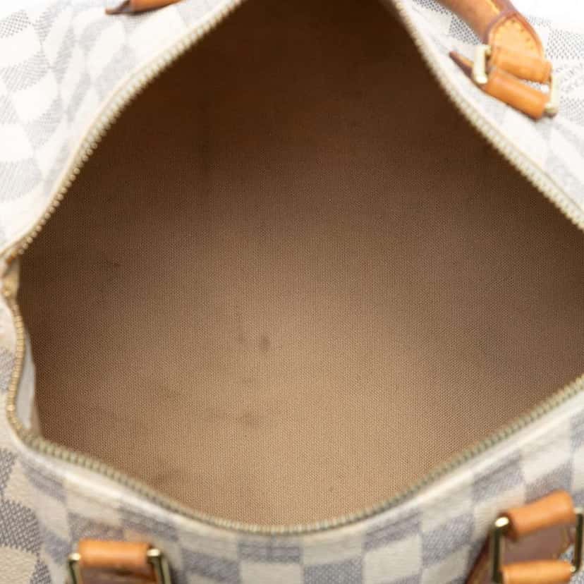 Louis Vuitton Damier Azur Speedy 30 White Very good condition - Model View