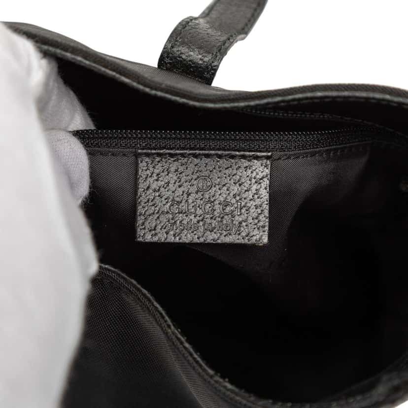 Gucci Canvas Jackie Shoulder Bag Black Canvas Very good condition - Box View