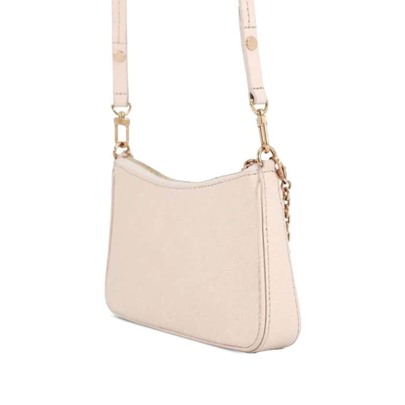 Louis Vuitton Monogram Empreinte Easy Pouch On Strap White Leather Very good condition - Back View