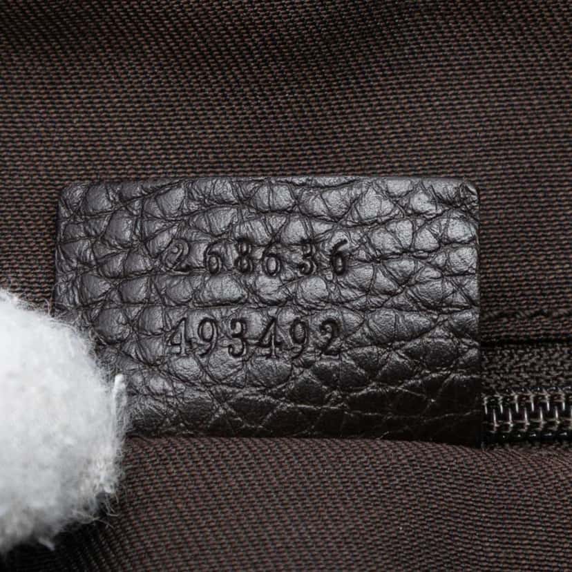 Gucci GG Denim Abbey D Ring Shoulder Bag Brown Denim Very good condition - Box View