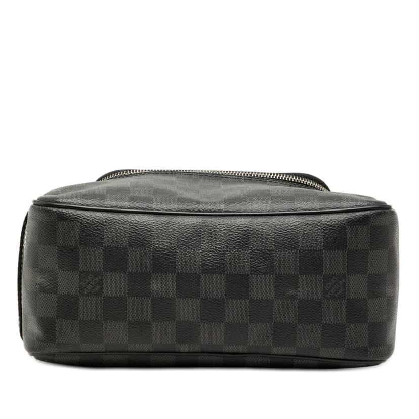 Louis Vuitton Damier Graphite Toiletry Pouch Black Good condition - Inside View