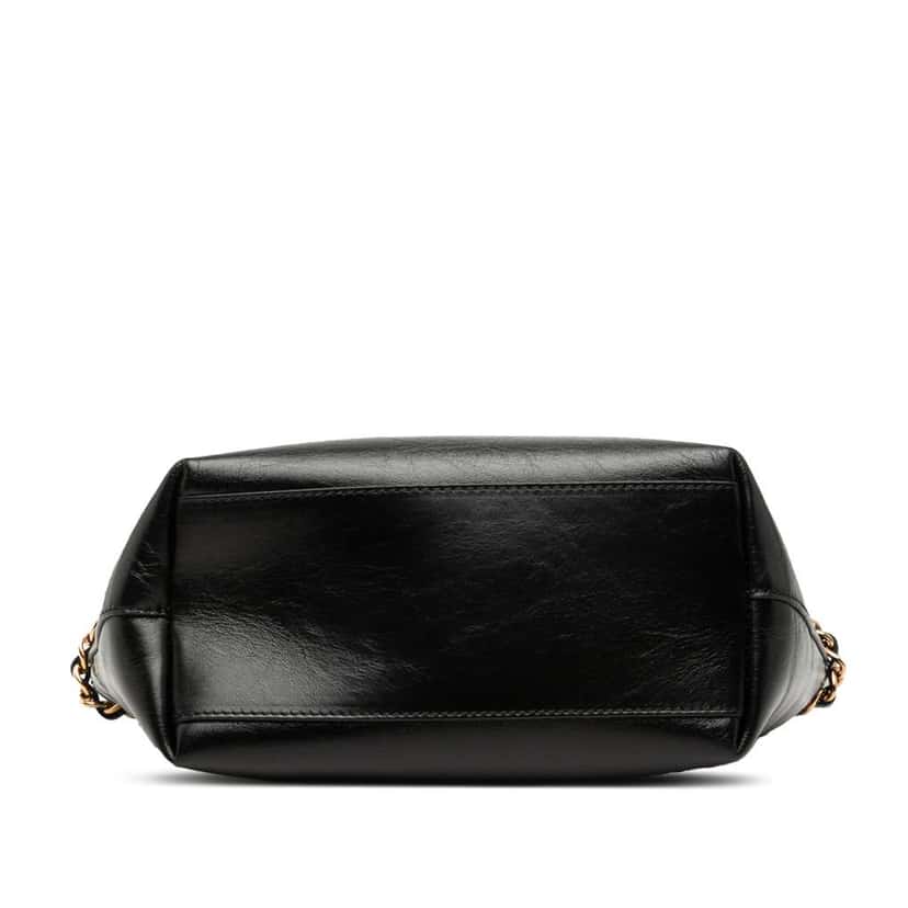 Versace Leather La Medusa Shoulder Bag Black Leather Very good condition - Inside View