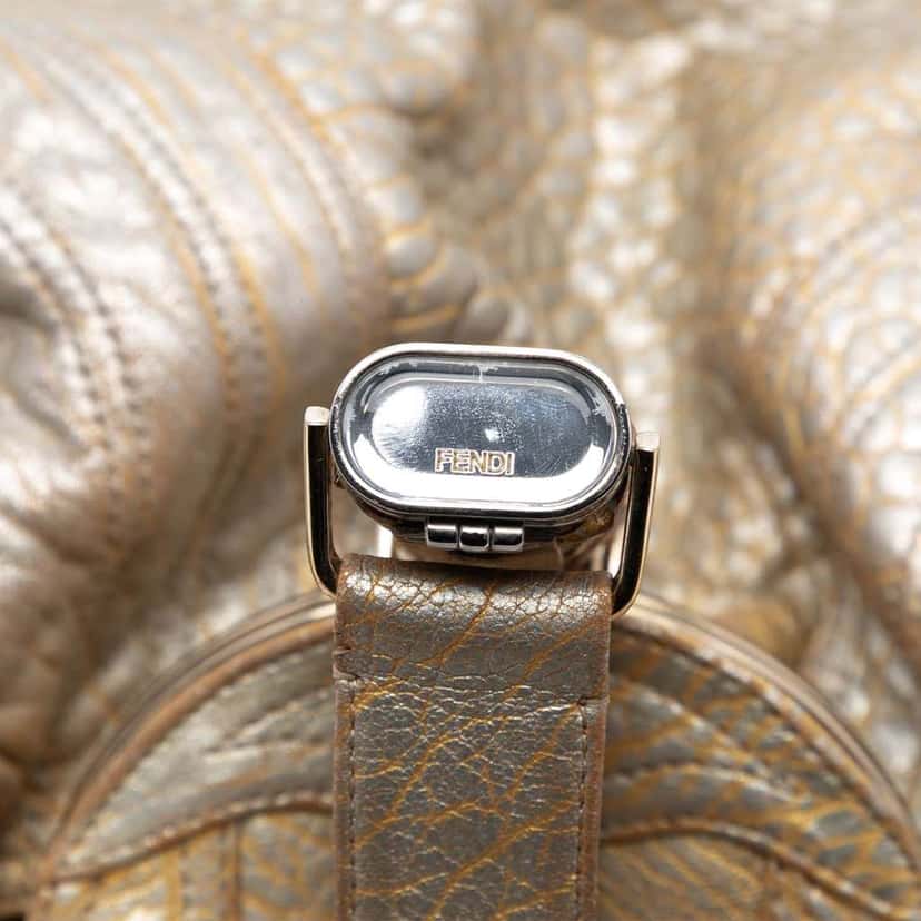 Fendi Bimetal Nappa Spy Hobo Gold Leather Very good condition - Box View