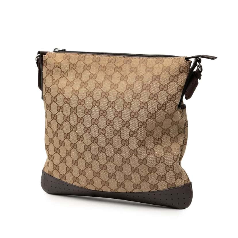 Gucci GG Canvas Crossbody Brown Canvas Very good condition - Back View
