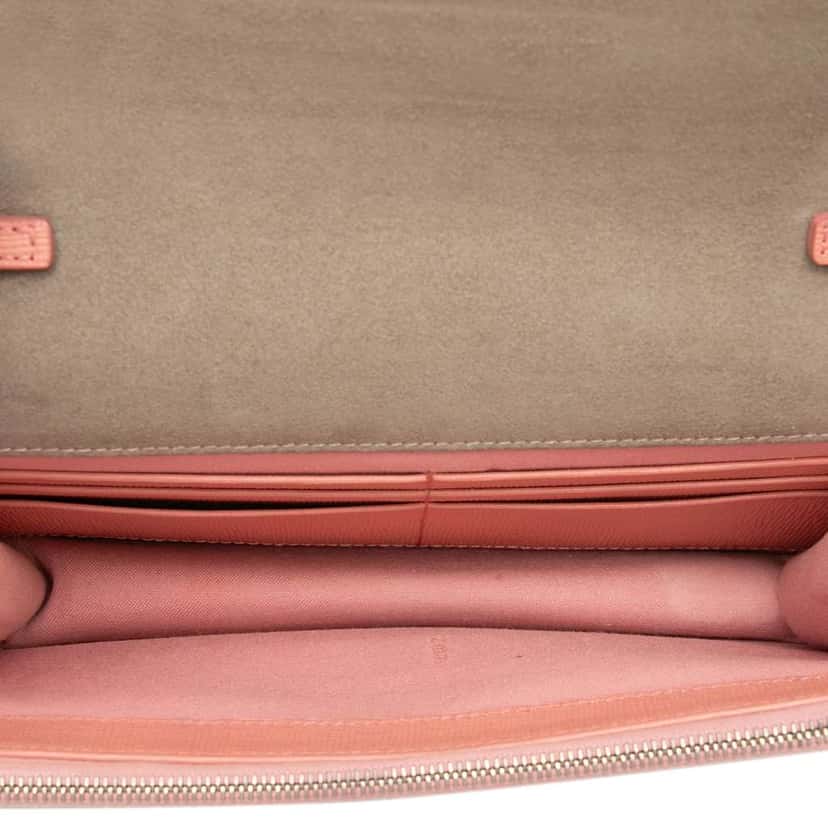 Fendi Leather Crystal Eye Monster Tube Wallet On Chain Pink Leather Very good condition - Model View