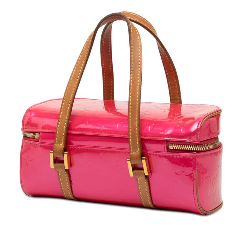 Louis Vuitton Monogram Vernis Sullivan Horizontal PM Pink Leather Very good condition - Back View