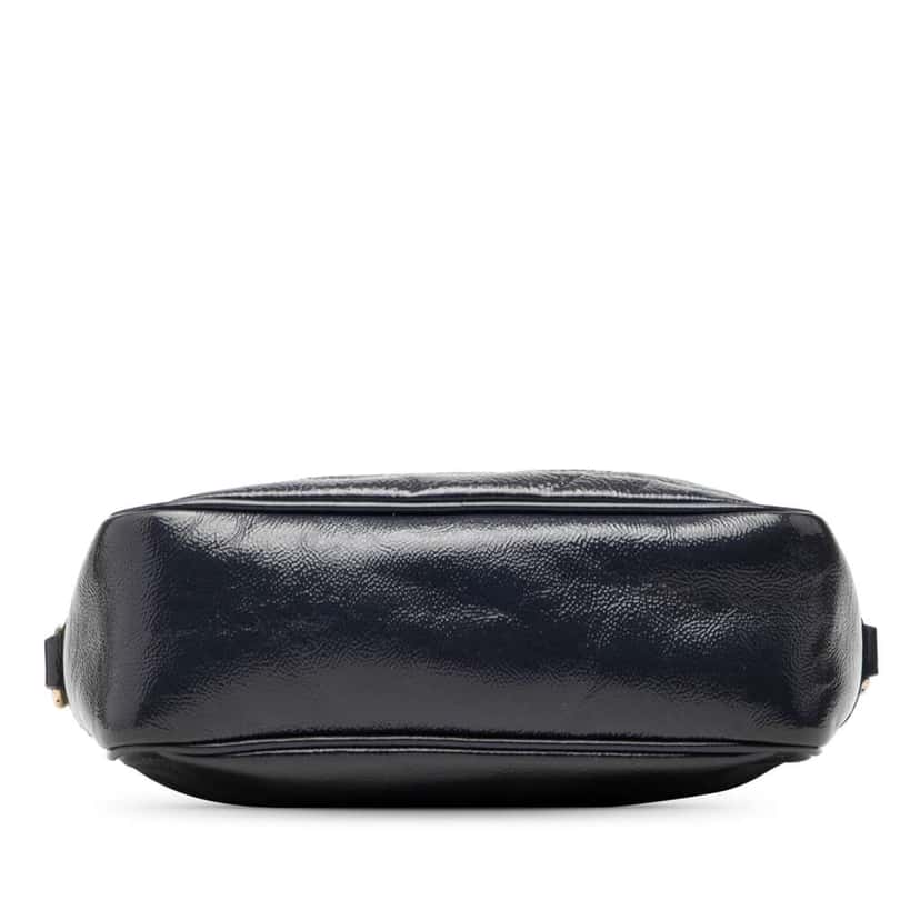 Gucci Patent Soho Disco Crossbody Blue Leather Good condition - Inside View