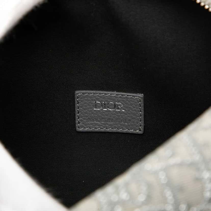 Dior Oblique Canvas Lingot 22 Bag Grey Canvas Good condition - Box View