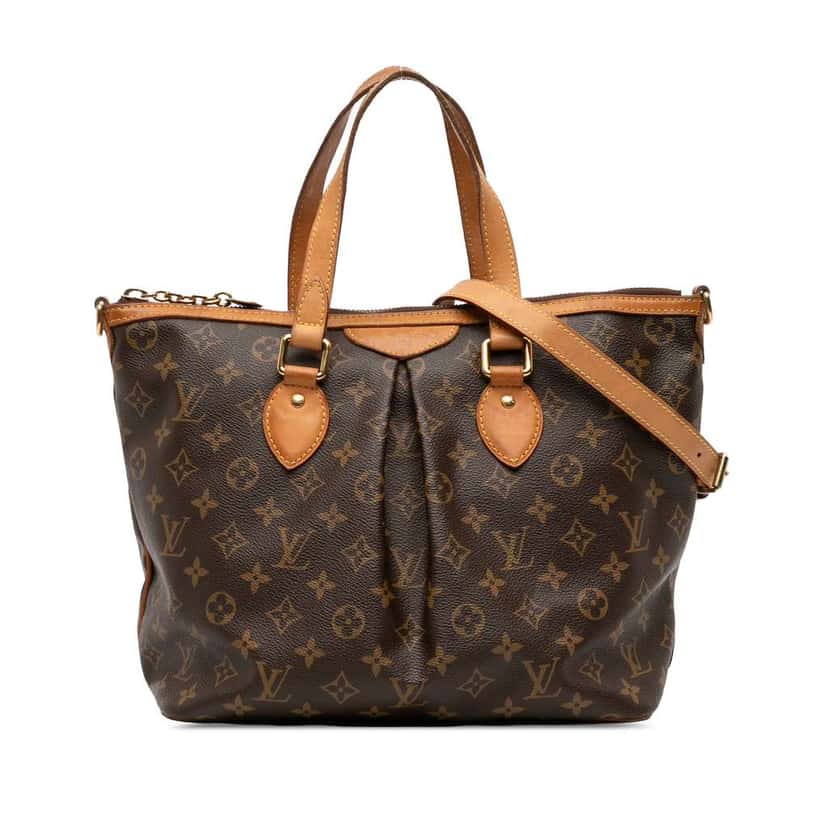 Louis Vuitton Monogram Palermo PM Brown Good condition - Front View