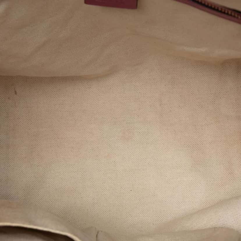 Gucci GG Canvas Heart Bit Satchel Brown Canvas Very good condition - Model View