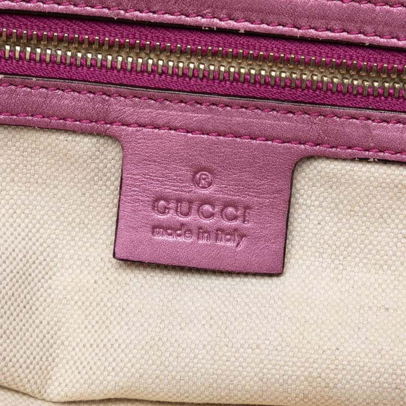 Gucci GG Canvas Heart Bit Satchel Brown Canvas Very good condition - Box View