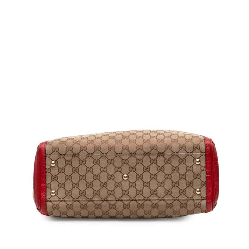 Gucci Medium GG Canvas Bella Tote Brown Canvas Very good condition - Inside View