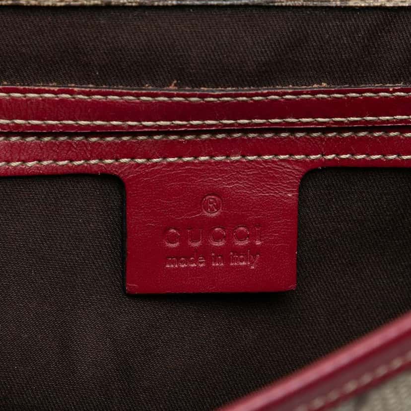 Gucci GG Supreme Web Crossbody Brown Canvas Very good condition - Box View