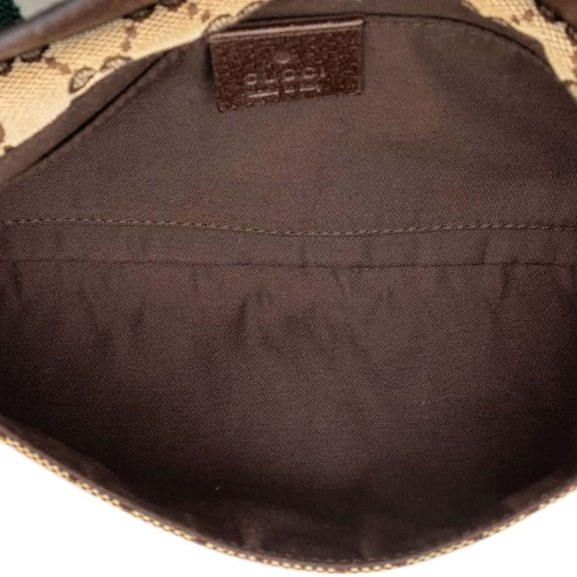 Gucci GG Canvas Web Crossbody Brown Canvas Very good condition - Model View