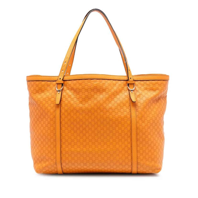 Gucci Microguccissima Nice Tote Orange Leather Very good condition - Front View
